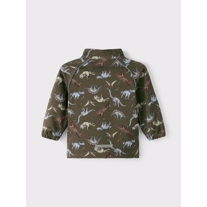 NAME IT Softshell Jakke Alfa Dino Olive Night